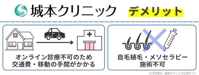 女性-薄毛治療-城本クリニック-デメリット